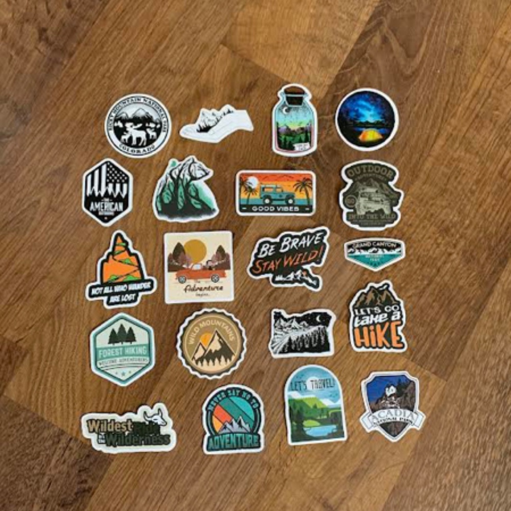 20 Outdoor Stickers